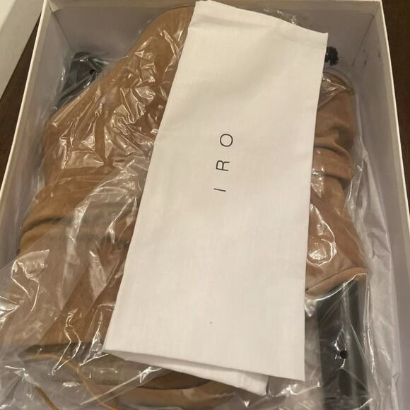 🔥🔥FIRE SALE 🔥🔥IRO Women's Tan Suede Heeled Boots, 9 - Picture 10 of 10